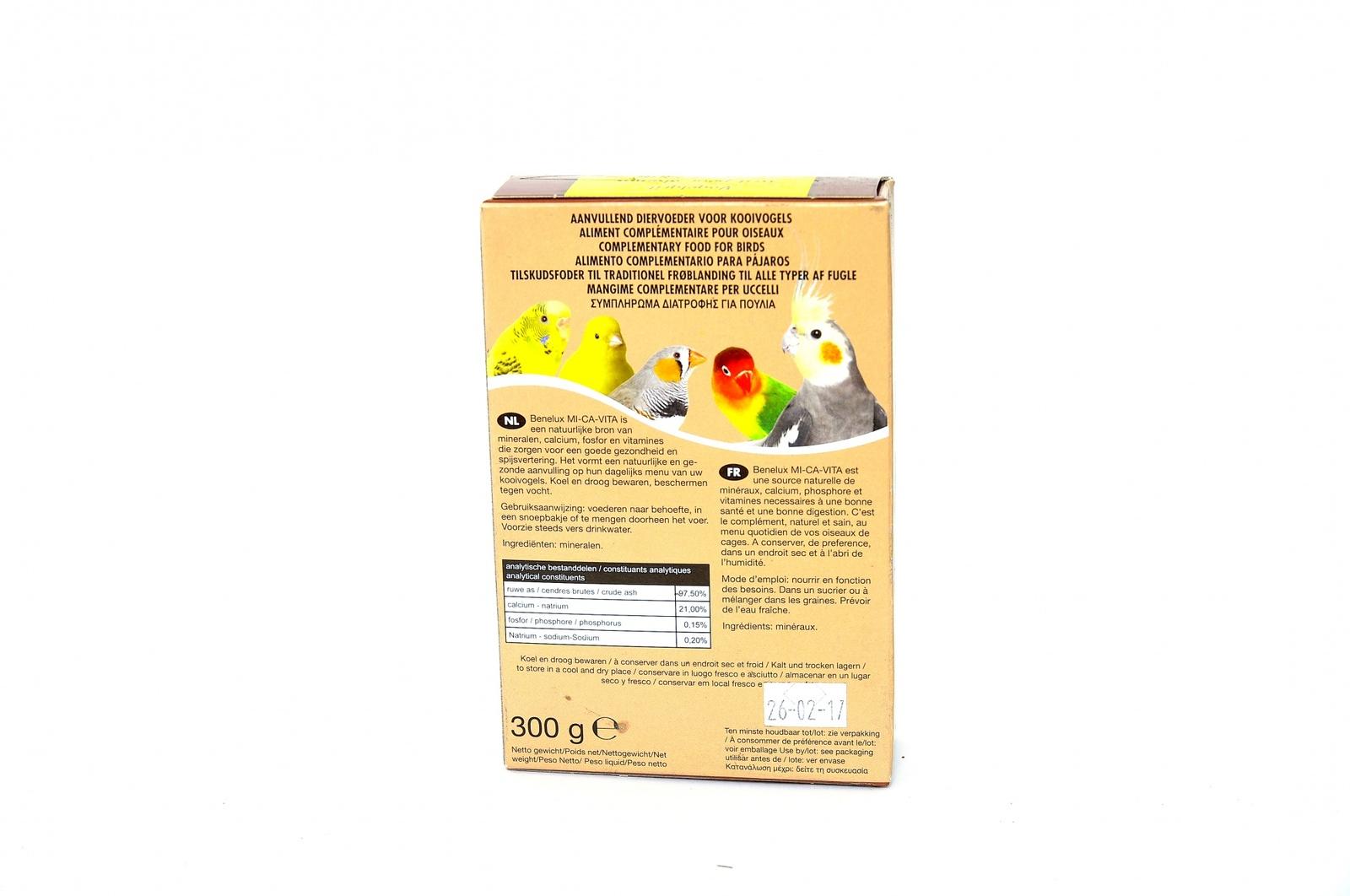 Benelux корма ВИА Минеральный комплекс для птиц (Benelux mi-ca-vita 300 g) 16351, 0,300 кг, 50867