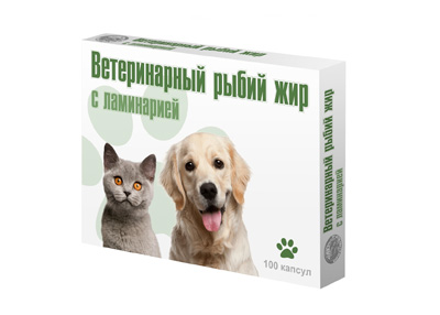 Вака Рыбий жир с ламинарией 100 капсул