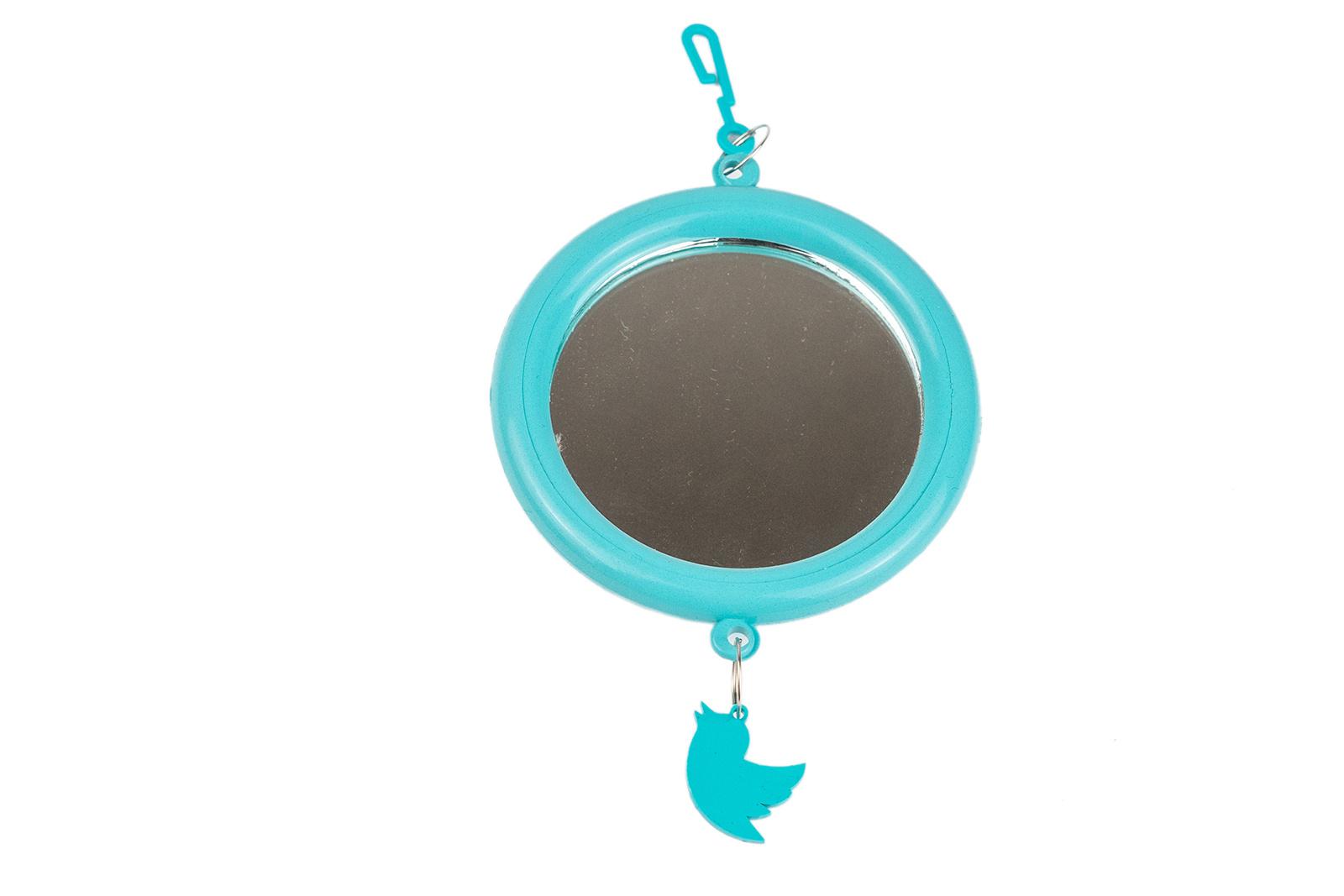 Yami-Yami ВИА Зеркало для птиц большое круглое с подвесом серое 5019сер 99ред99 5019сер 0.027 кг 59372